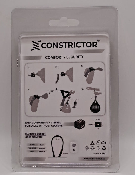 Padel Constrictor schwarz 3er Set