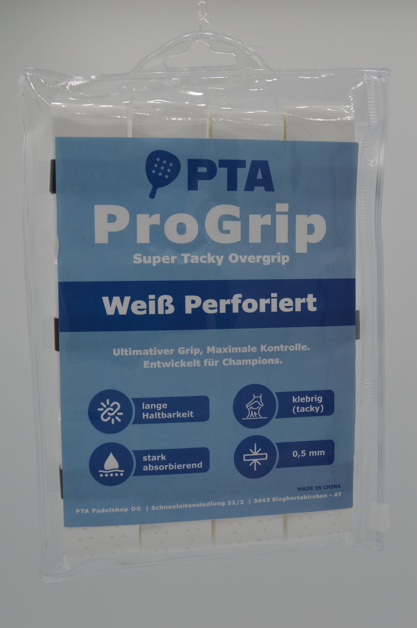 PTA Overgrip weiß perforiert 12er Set