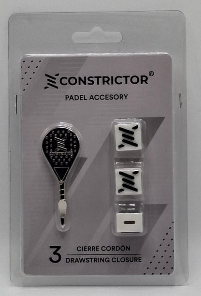 Padel Constrictor weiß 3er Set
