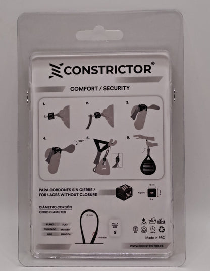 Padel Constrictor schwarz 3er Set